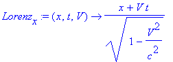 Lorenz[x] := proc (x, t, V) options operator, arrow...
