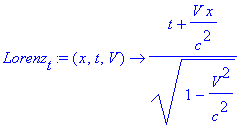 Lorenz[t] := proc (x, t, V) options operator, arrow...